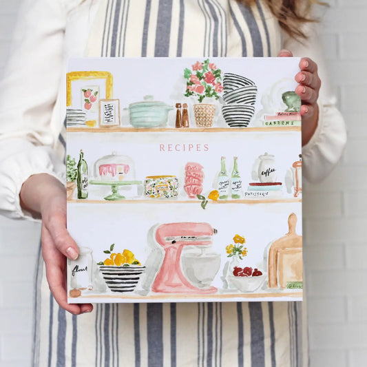 Recipe Binder - Spring Pastels