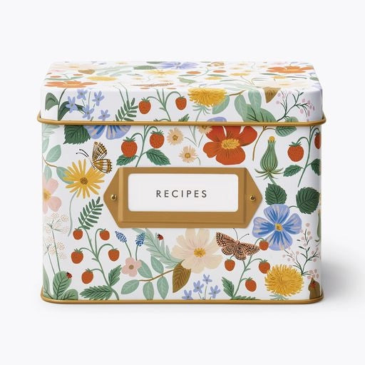 Rifle Paper Company Recipe Box - Strawberry Fields