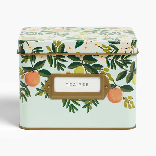 Rifle Paper Company Recipe Box - Citrus Floral